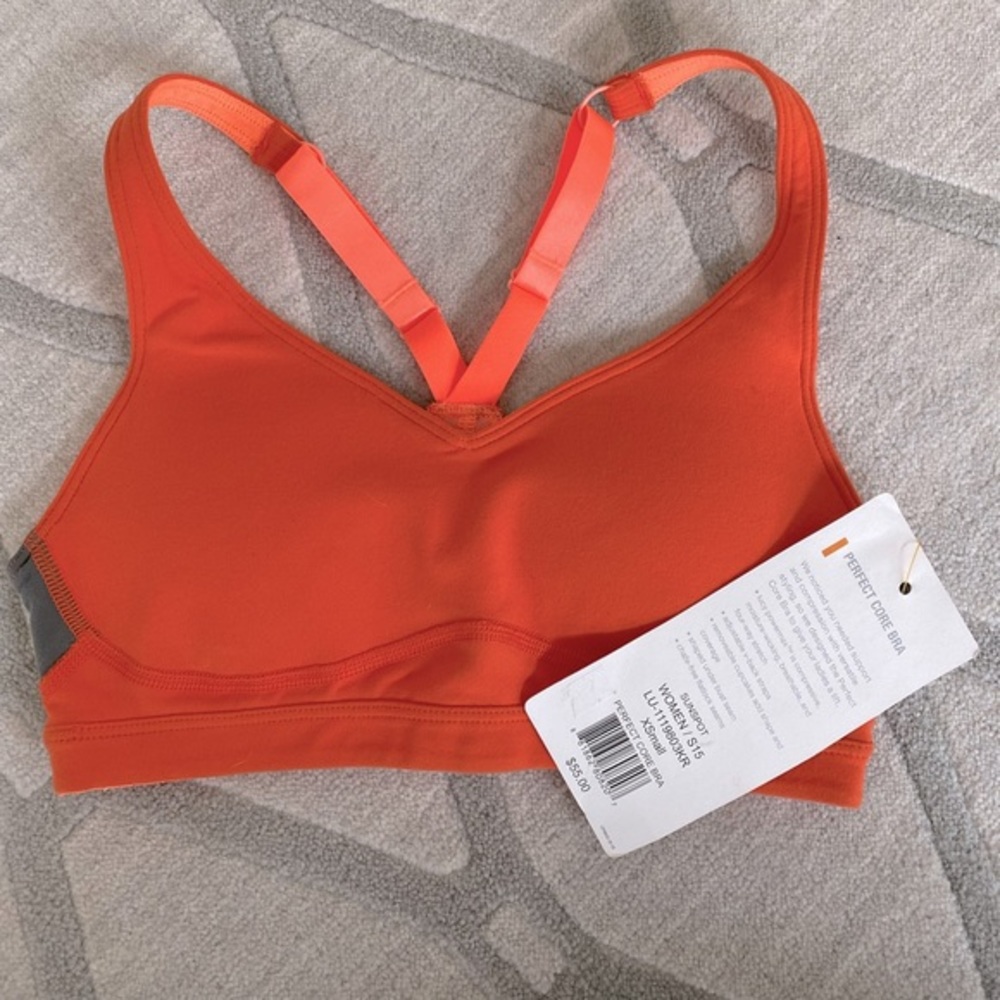 NWT Lucy Perfect Core sports Bra. Mesh vback straps. Size x small